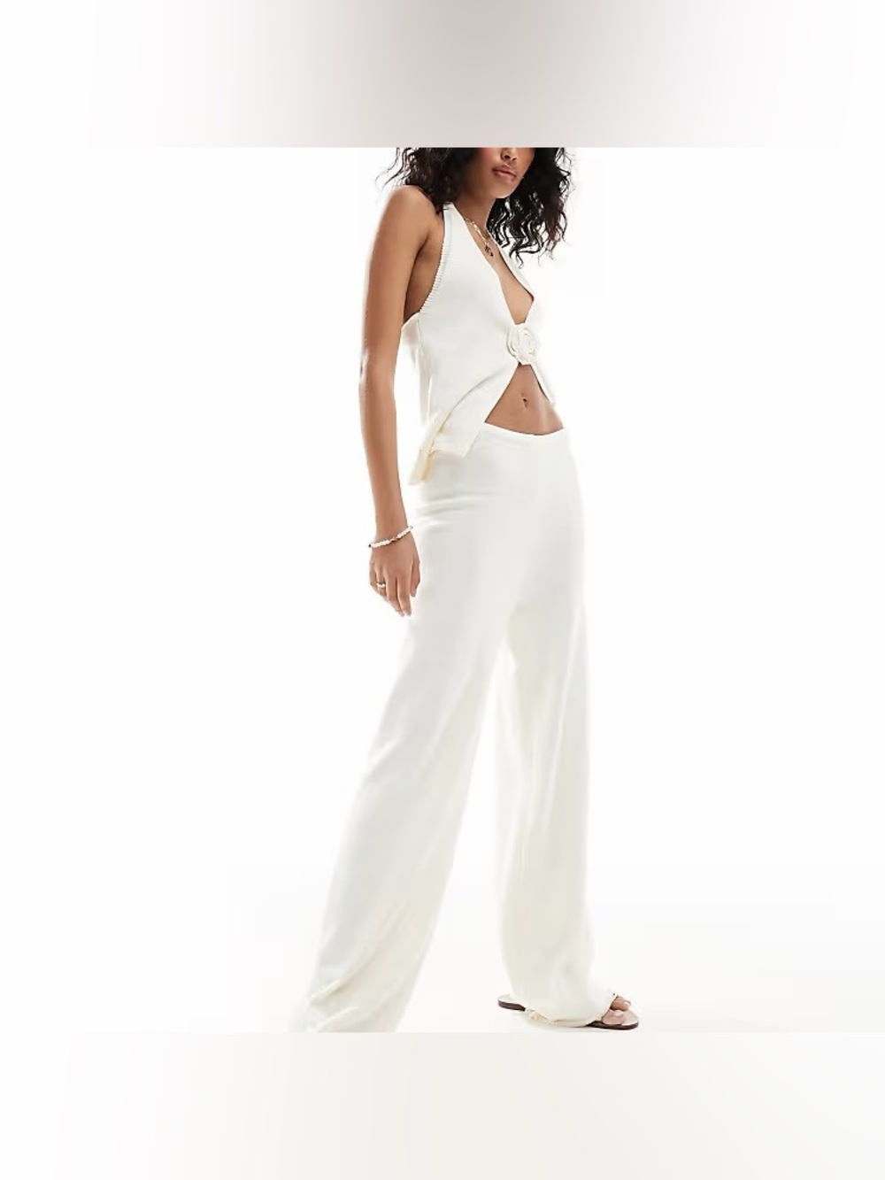 Maribel Fine Gauge Knit Beach Trouser